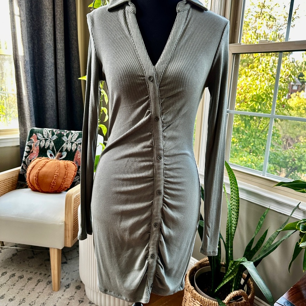Fitted Green Dress